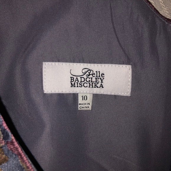 Badgley Mischka Floral Jacquard-Girls size 10 - Picture 2 of 5